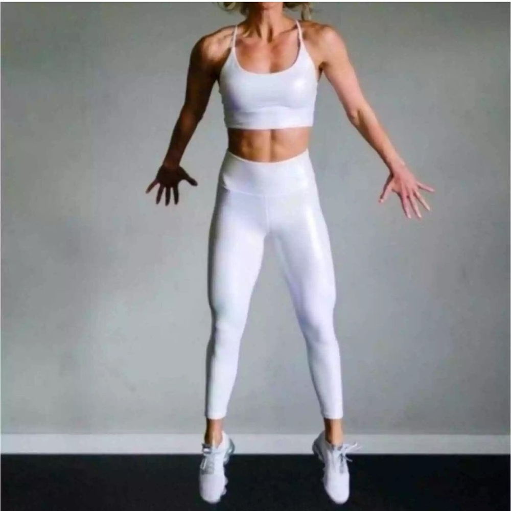 Zyia mermaid color White Activewear Set